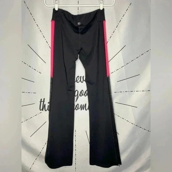 Forever21 Y2K Flare Polka Dot Workout/Gym Mesh Pants - Picture 7 of 8